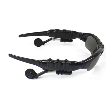 Bluetooth Sunglasses Headset and Hands-free Microphone